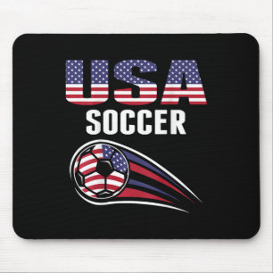 Stolzer Amerika Fußballmannschaft Unterstützer USA Mousepad