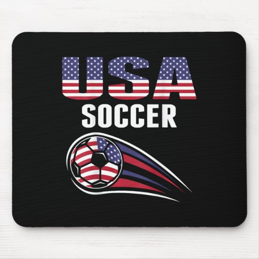Stolzer Amerika Fußballmannschaft Unterstützer USA Mousepad (Vorne)