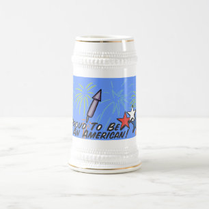 Stolzer Amerikaner - Bierglas