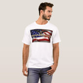 Stolzer Amerikaner T-Shirt (Vorne ganz)