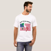 Stolzer Amerikaner T-Shirt (Vorne ganz)