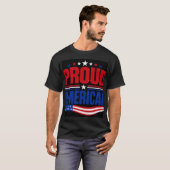 Stolzer Amerikaner T-Shirt (Vorne ganz)