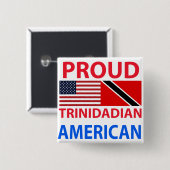 Stolzer Amerikaner von Trinidad Button (Vorne & Hinten)