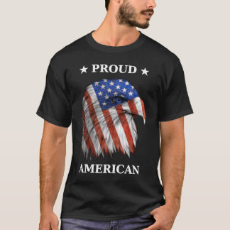 Stolzer amerikanischer Adler T-Shirt