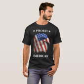 Stolzer amerikanischer Adler T-Shirt (Vorne ganz)