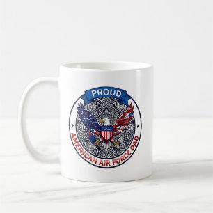 Stolzer amerikanischer Air-Force-Vater Kaffeetasse