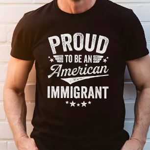 Stolzer amerikanischer Einwanderer T-Shirt