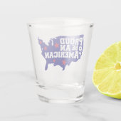 Stolzer amerikanischer Geist  Schnapsglas (Rückseite)
