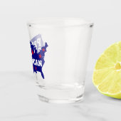 Stolzer amerikanischer Geist  Schnapsglas (Rechts)