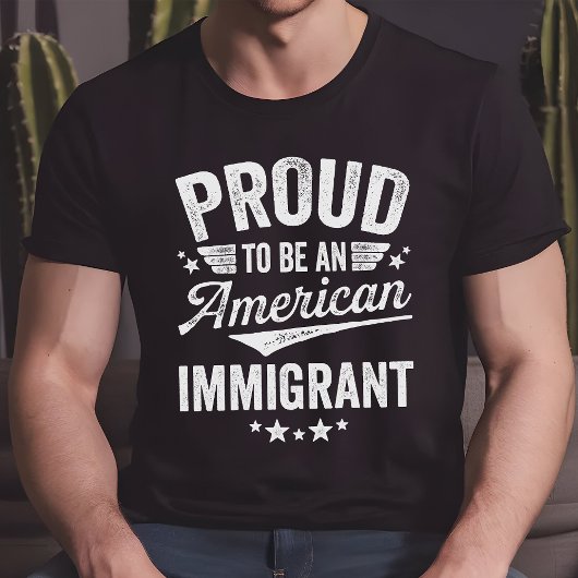 Stolzer amerikanischer Immigrant T-Shirt