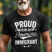 Stolzer amerikanischer Immigrant T-Shirt