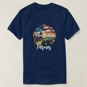 Stolzer amerikanischer Landwirt T-Shirt