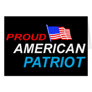 Stolzer amerikanischer Patriot
