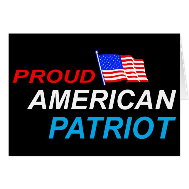 Stolzer amerikanischer Patriot (Vorderseite (Horizontal))