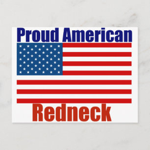 Stolzer amerikanischer Redneck Postkarte