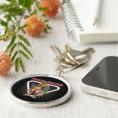 Stolzer amerikanischer Ureinwohner Schlüsselanhänger (Seite)