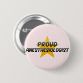 Stolzer Anästhesiologe Button (Vorne & Hinten)