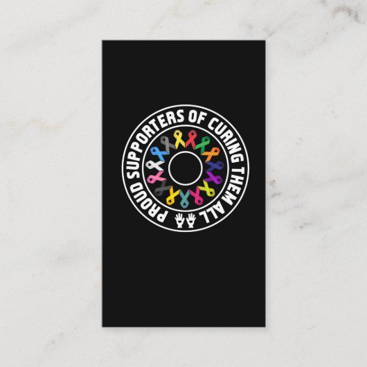 Stolzer Anhänger, der Krebs-Band-Bewusstsein Visitenkarte (Vorderseite)