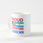 Stolzer Argentinien-Amerikaner Kaffeetasse (Vorderseite Links)