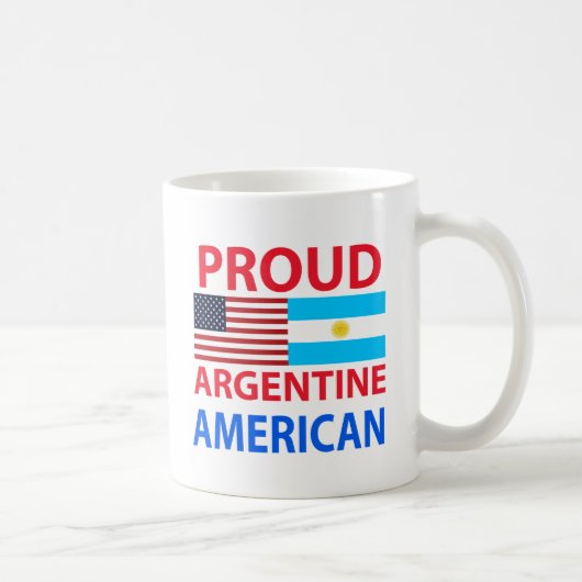 Stolzer Argentinien-Amerikaner Kaffeetasse (Rechts)