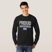 Stolzer Argentinier Argentinien-Flagge T-Shirt (Vorne ganz)