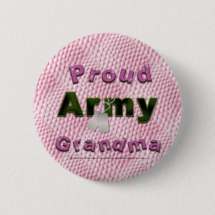Stolzer Armee-Großmutter-Knopf Button