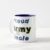 Stolzer Armee-Onkel Mug Zweifarbige Tasse (Vorderseite Links)