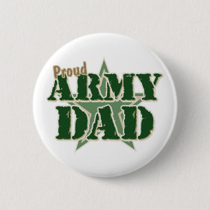 Stolzer Armee-Vater Button