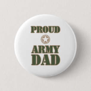 Stolzer Armee-Vater Button