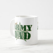 Stolzer Armee-Vater Kaffeetasse (Vorderseite Links)
