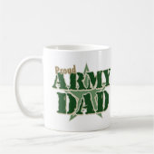 Stolzer Armee-Vater Kaffeetasse (Links)