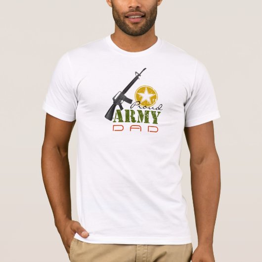 Stolzer Armee-Vater T-Shirt (Vorderseite)