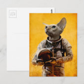 stolzer Astronaut Postkarte (Vorne/Hinten)