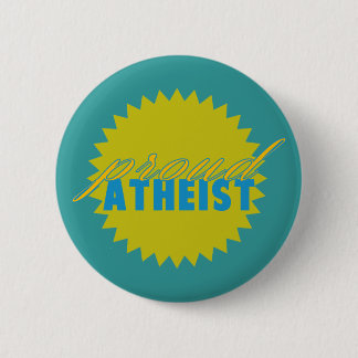 Stolzer atheistischer Knopf Button