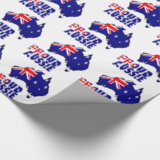 stolzer Australier Geschenkpapier (Ecke)