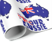 stolzer Australier Geschenkpapier (Rolleneckpunkt)