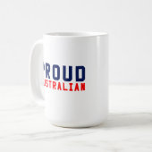 Stolzer Australier Kaffeetasse (Vorderseite Links)