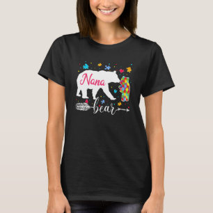 Stolzer Autism-Nana-Bär-Puzzle Autismus-Bewusstsei T-Shirt