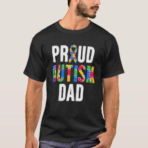 Stolzer Autism-Vater Autism-Bewusstsein für Väter T-Shirt