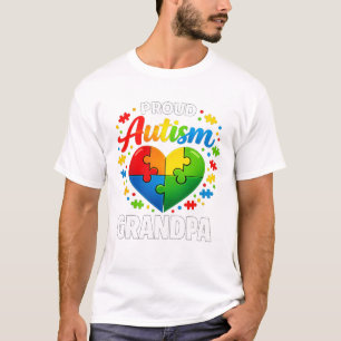 Stolzer Autismus-Opa Autismus-Bewusstsein Großvate T-Shirt