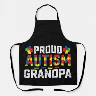 Stolzer Autismus-Opa Awareness Autist Familie Schürze