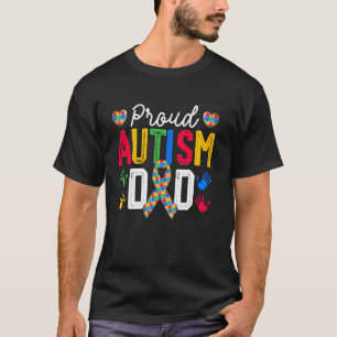 Stolzer Autismus-Vater Autismus-Aufklärungstag Aut T-Shirt
