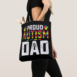 Stolzer Autismus-Vater Bewusstsein Autistisch Fami Tasche