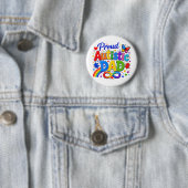 Stolzer autistischer Vater Button Pin (Beispiel)