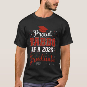 Stolzer Babbo eines Absolventen der Klasse 2026 fü T-Shirt