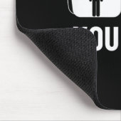 Stolzer Badminton-Spieler Männer Federball Lustige Mousepad (Ecke)