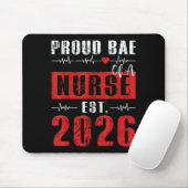 Stolzer Bae einer Krankenschwester Est 2026 Neue A Mousepad (Mit Mouse)