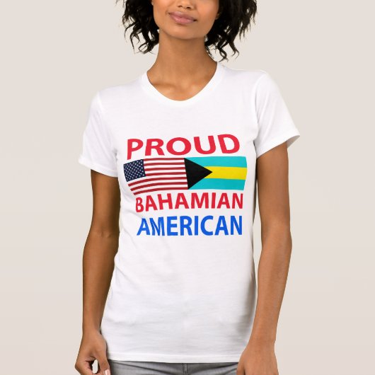 Stolzer bahamischer Amerikaner T-Shirt (Vorderseite)