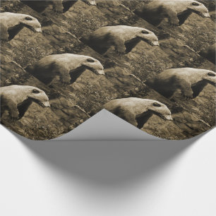 Stolzer Bär Geschenkpapier