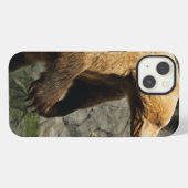 Stolzer Bär iPhone Hülle (Rückseite (Horizontal))